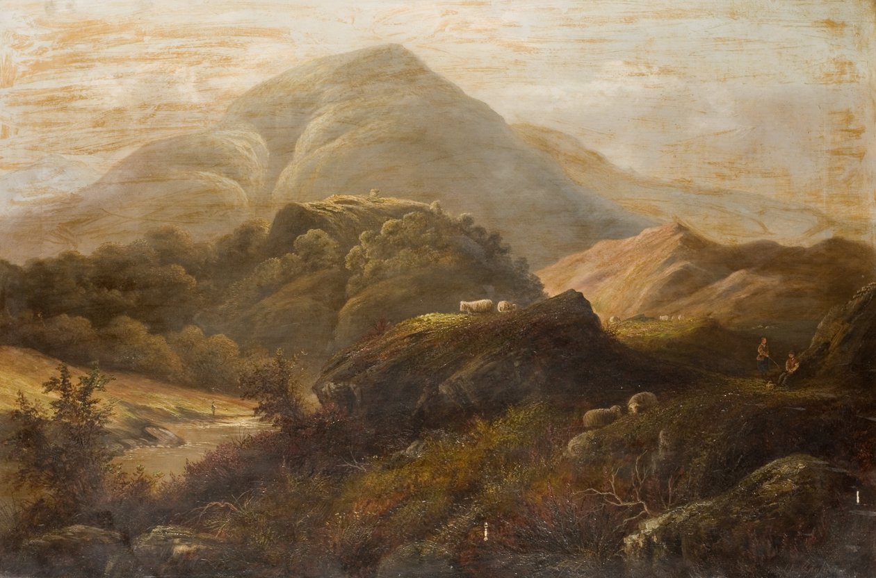 Landscape with Sheep by Anthony Graham