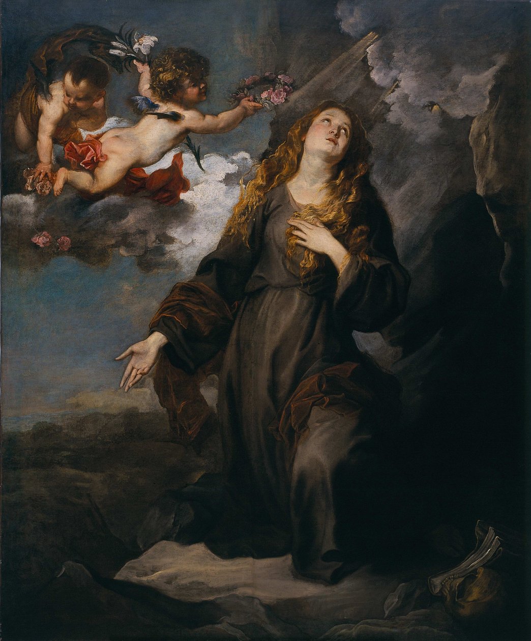 St. Rosalie in Glory by Anthony van Dyck