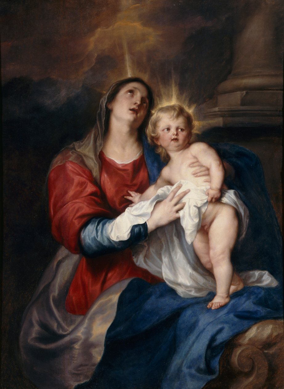 The Virgin and Child by Anthony van Dyck