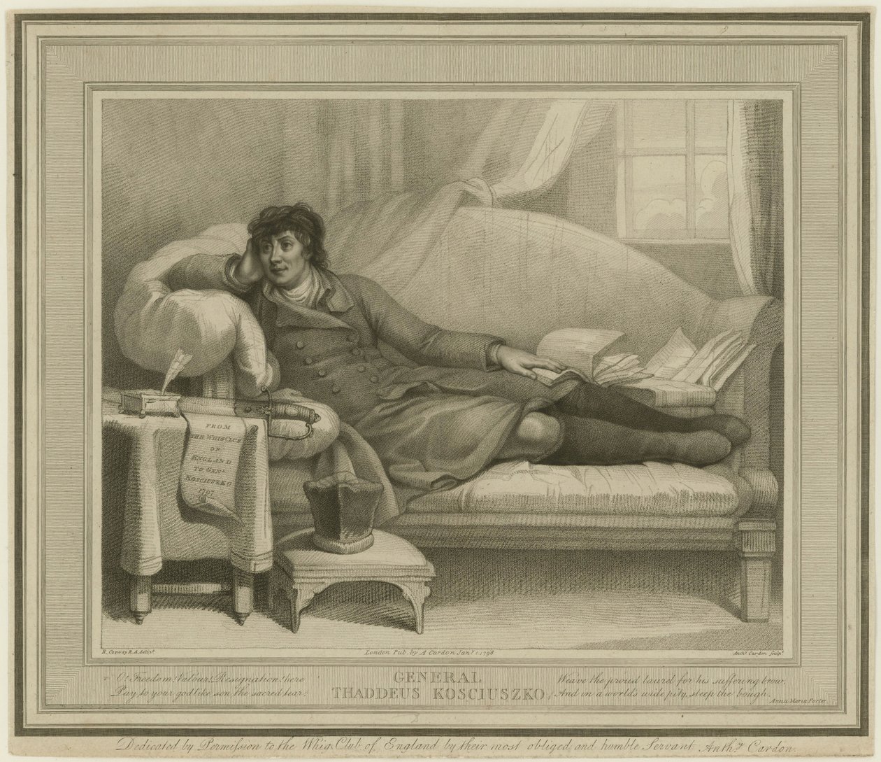 Tadeusz Kosciuszko 1746-1817 by Anthony Cardon