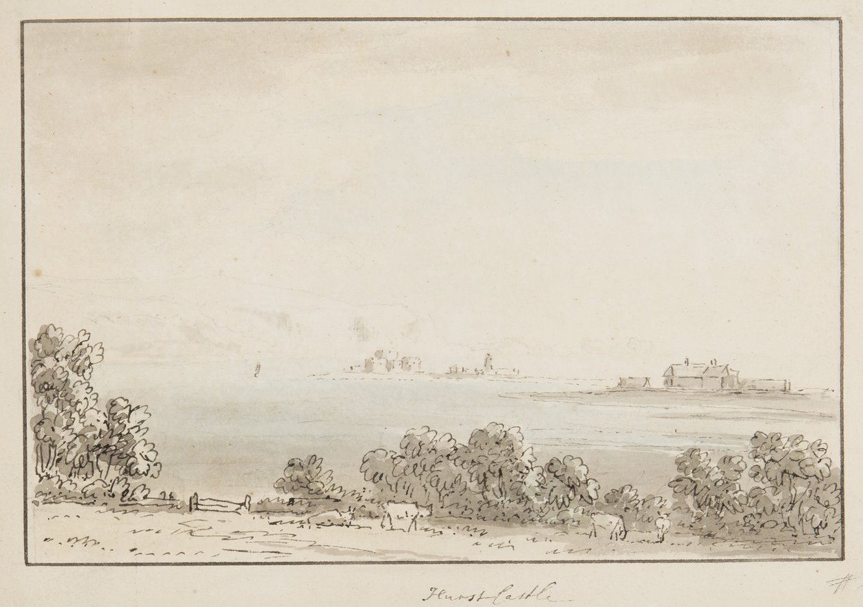 Hurst Castle by Anthony Devis
