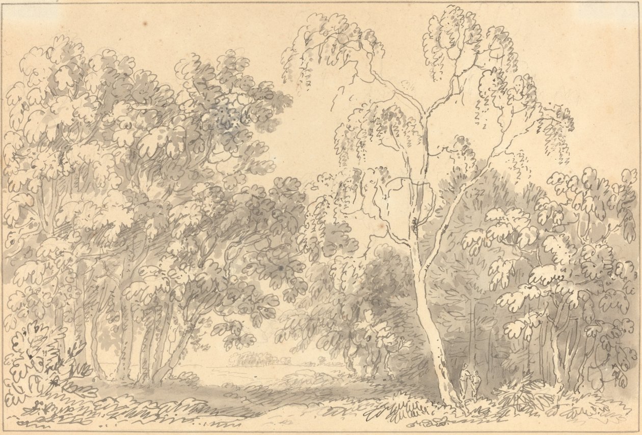 Wooded Landscape by Anthony Devis