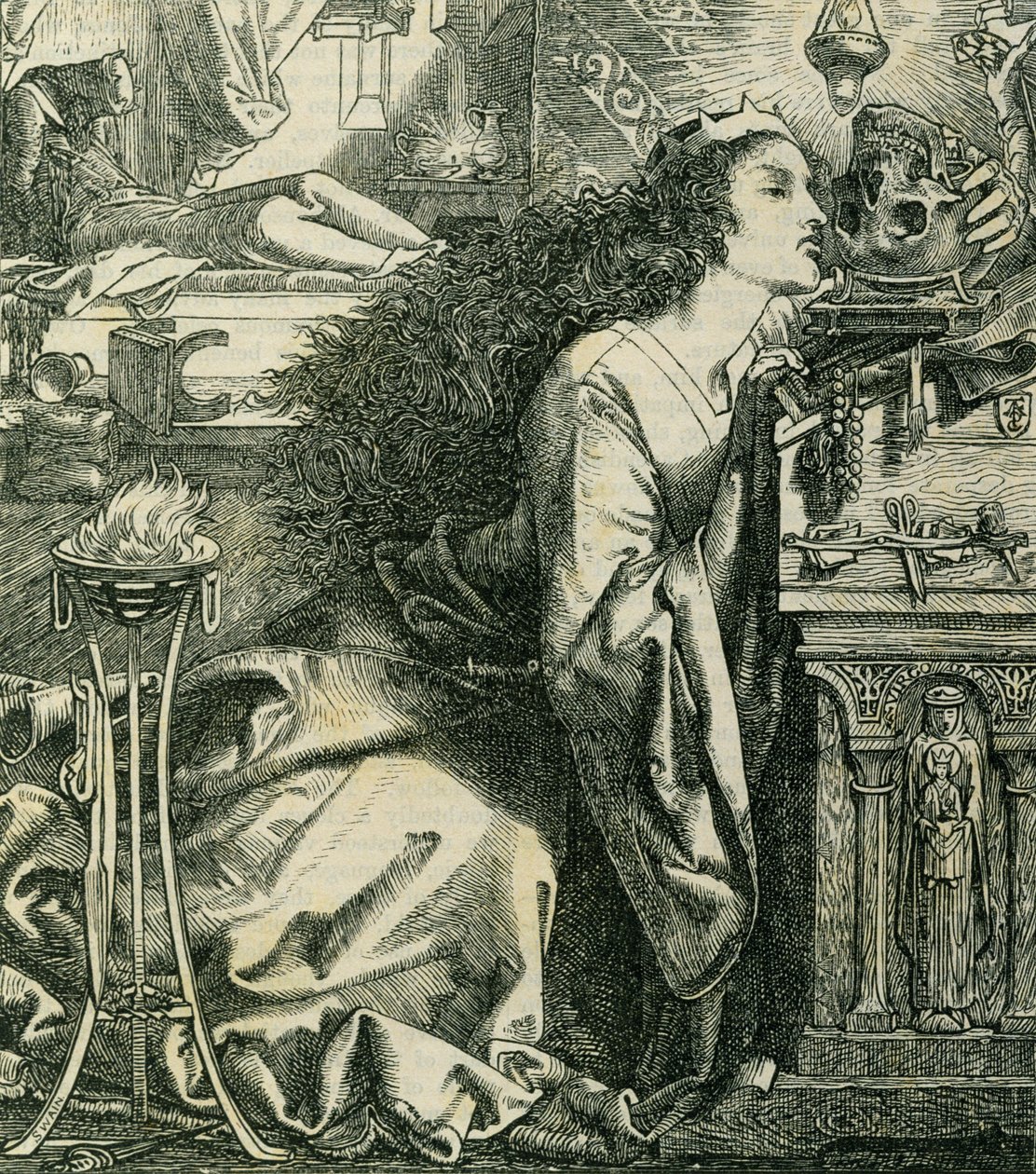 Rosamund, Queen of the Lombards by Anthony Frederick Augustus Sandys