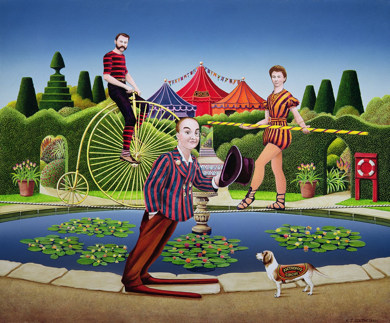 Circus Performers by Anthony Southcombe