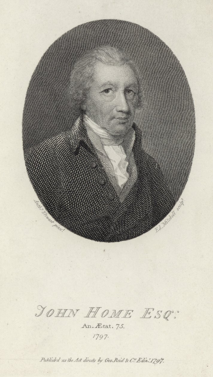 Portrait of John Home by Anthony Stewart