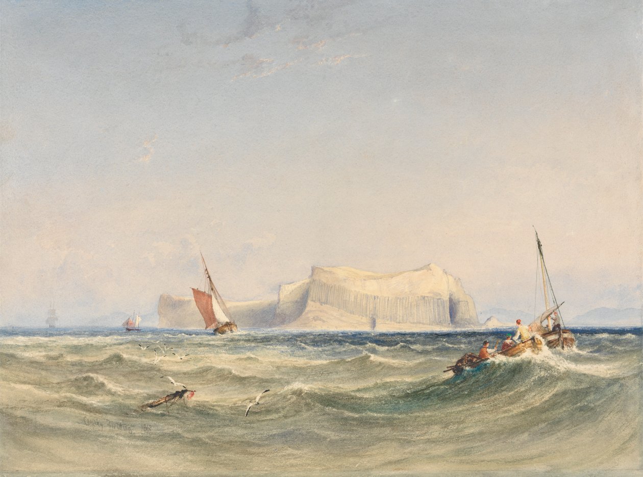 Shipping off Staffa by Anthony Vandyke Copley Fielding