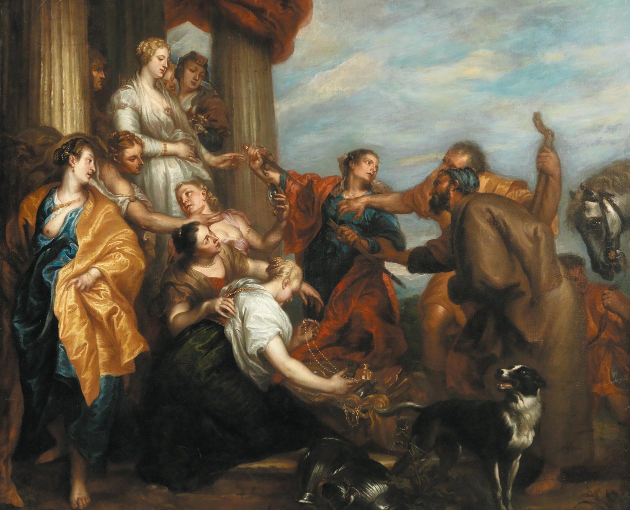 Achilles Among the Daughters of Lycomedes by Anthony van Dyck