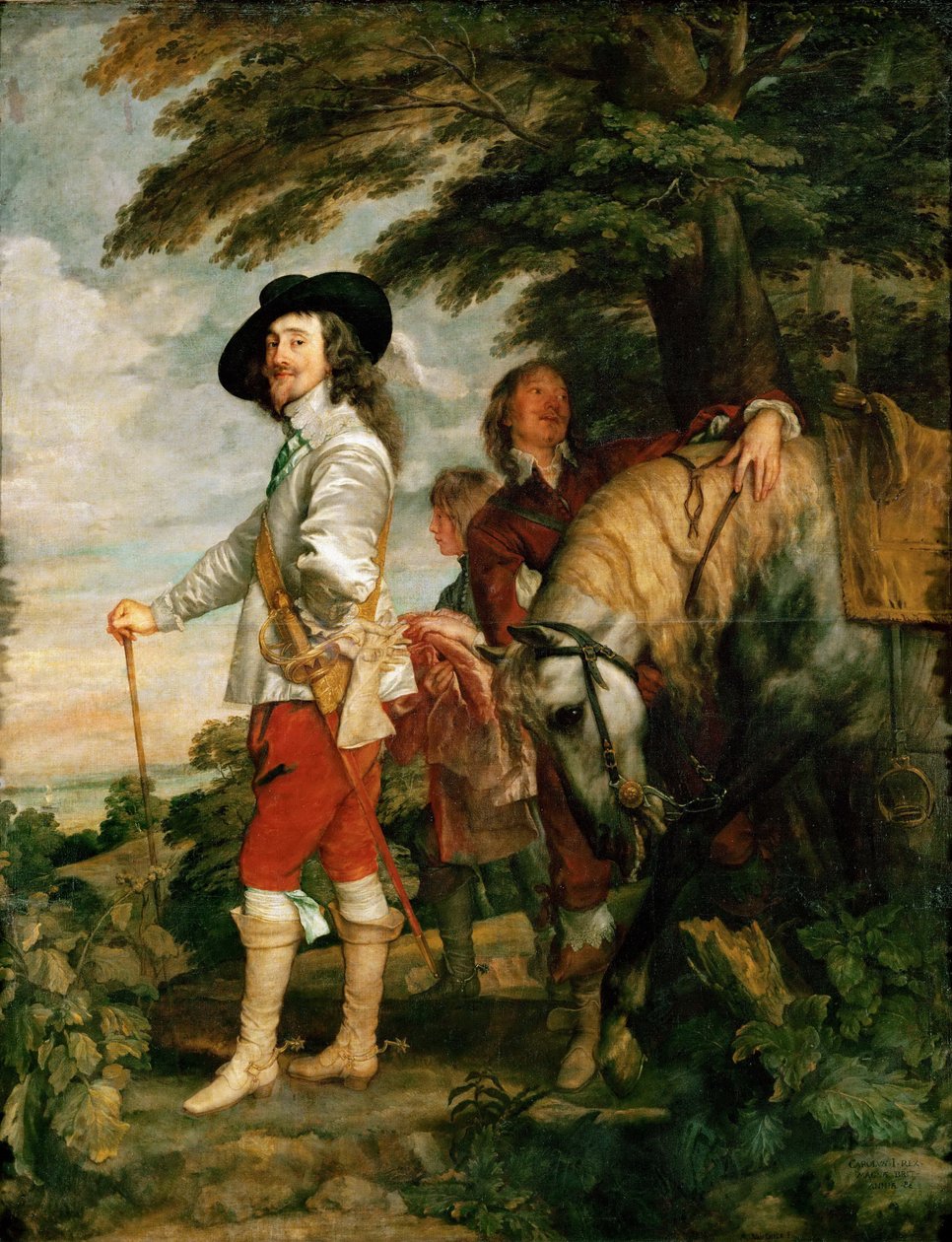 Charles I at the Hunt by Anthony van Dyck