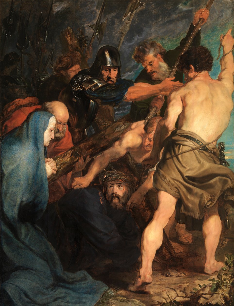 Christ Collapses Carrying the Cross by Anthony van Dyck