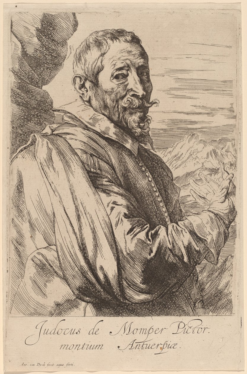 Jodocus de Momper by Anthony van Dyck