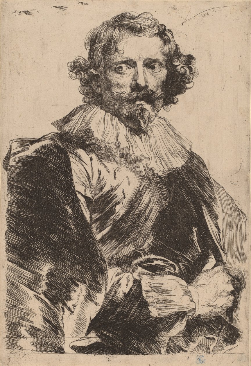 Lucas Vorsterman by Anthony van Dyck