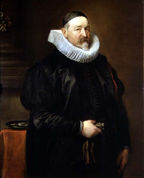 Portrait of Adriaen Stevens by Anthony van Dyck