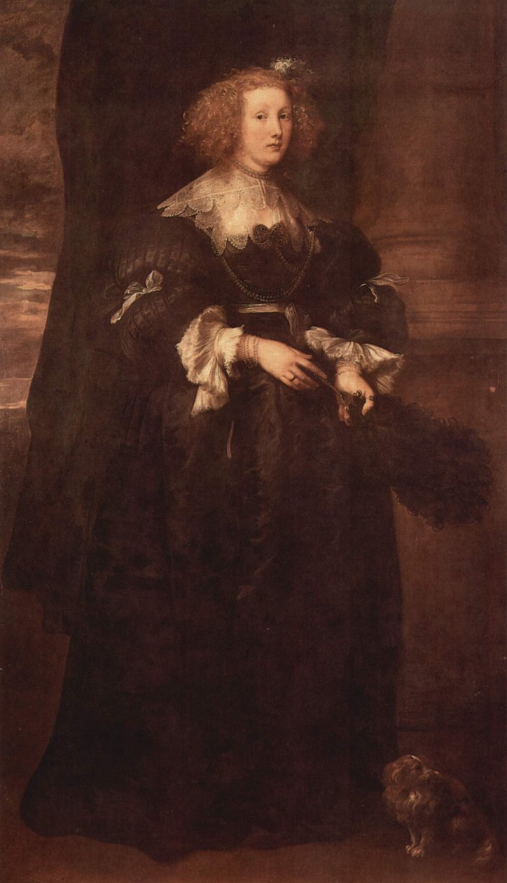Portrait of Maria de Raet by Anthony van Dyck