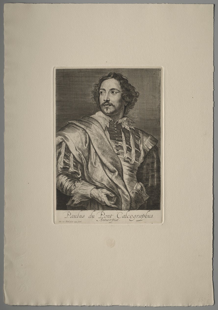 Portrait of Paul du Pont by Anthony van Dyck