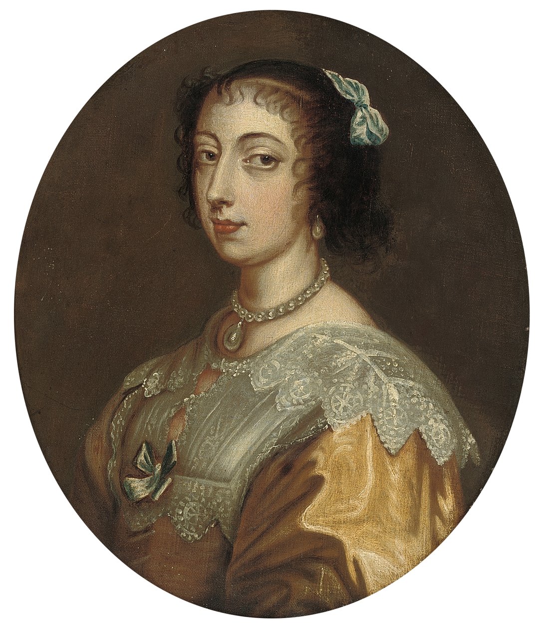 Portrait of Queen Henrietta Maria by Anthony van Dyck