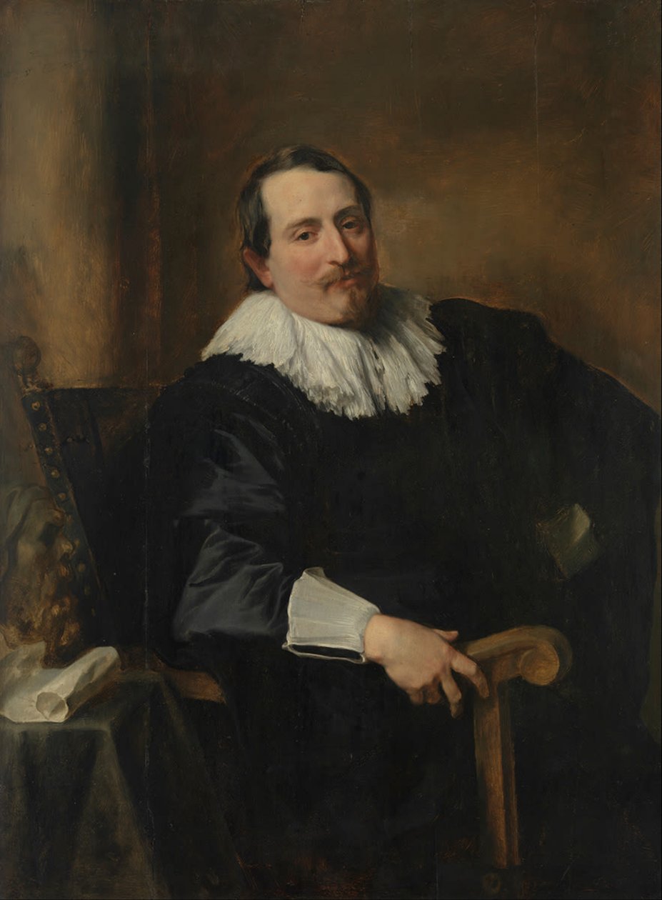 Portrait of Theodoor Rombouts by Anthony van Dyck