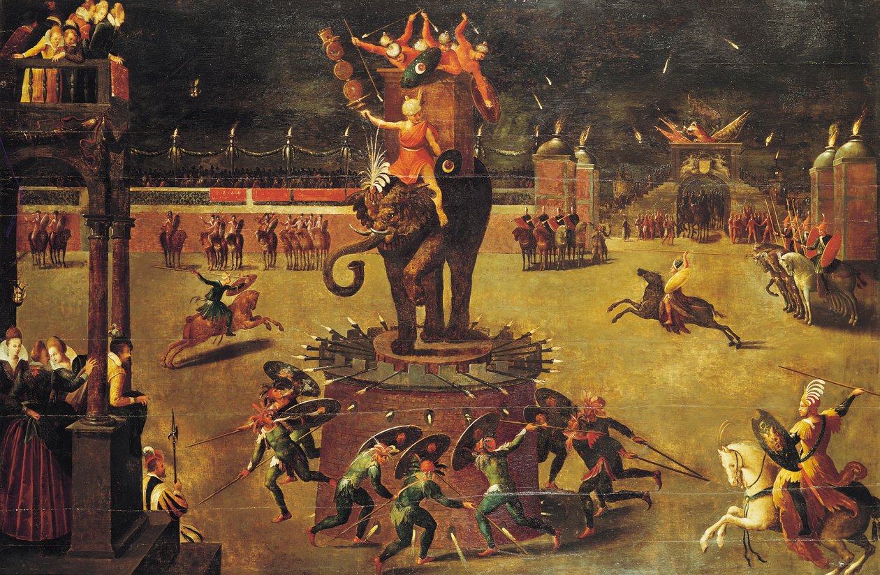 The Elephant Carousel by Antoine Caron