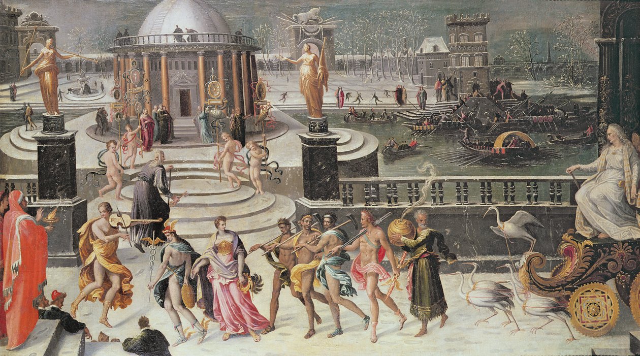 Triumph of Winter by Antoine Caron