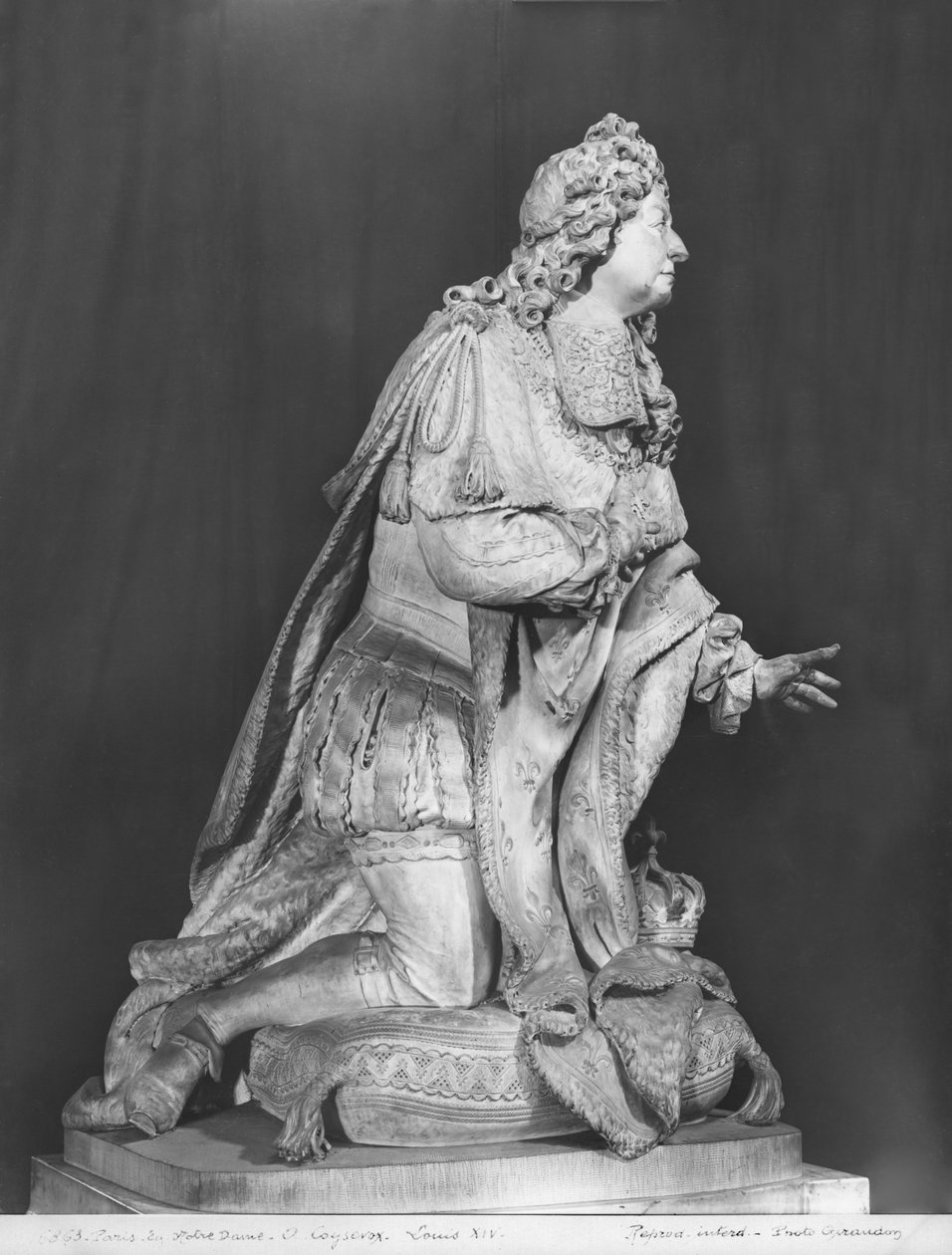 Vow of Louis XIII, (detail) by Antoine Coysevox