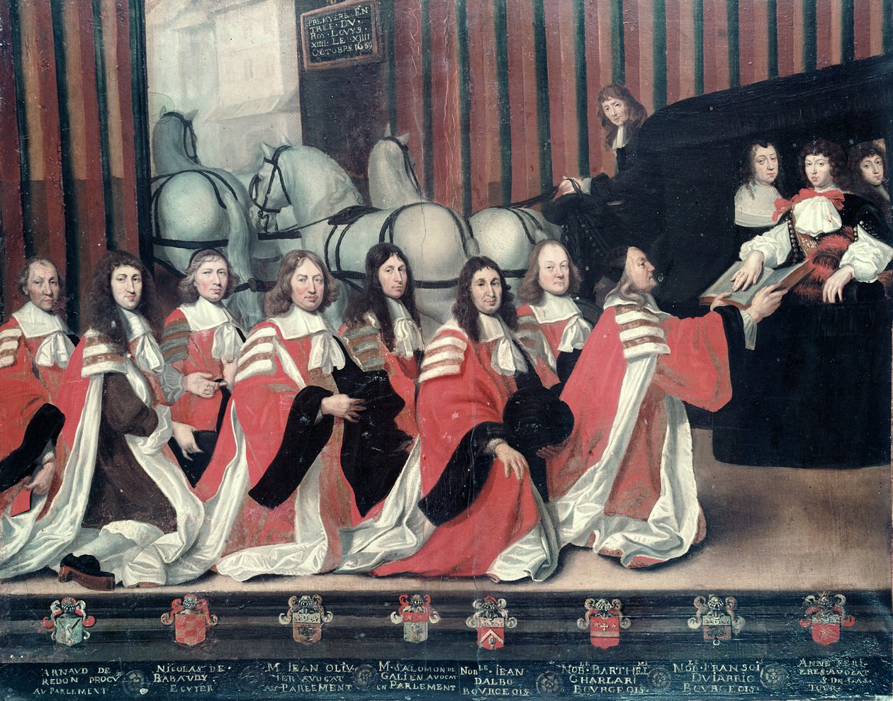 Louis XIV Received by the Sheriffs in Toulouse by Antoine Durand