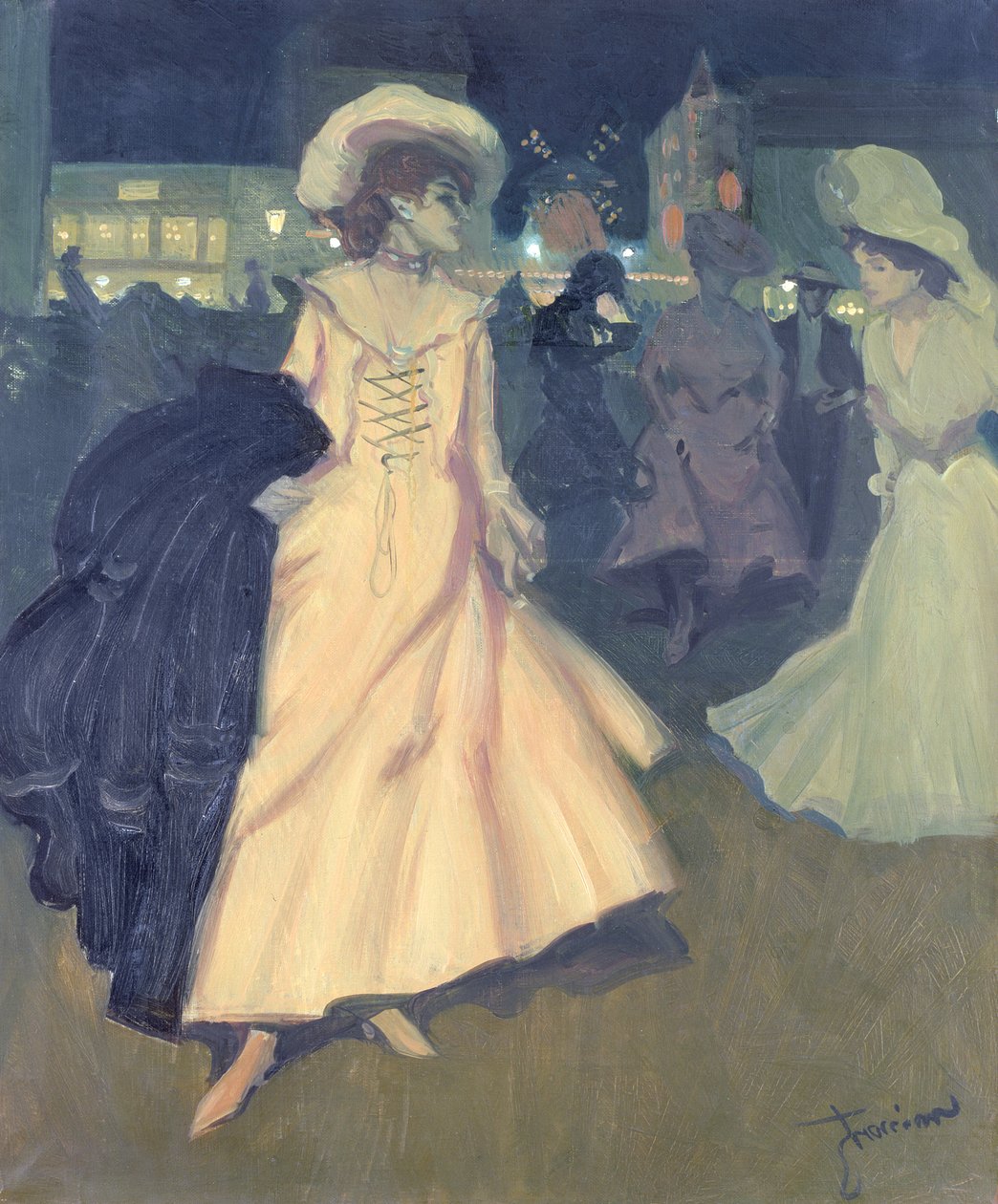 The Exit at the Moulin Rouge by Antoine Guillaume Minartz