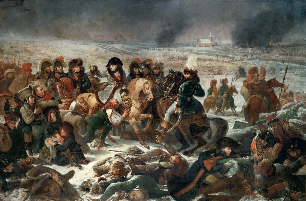Napoleon during the Battle of Eylau by Antoine Jean Gros