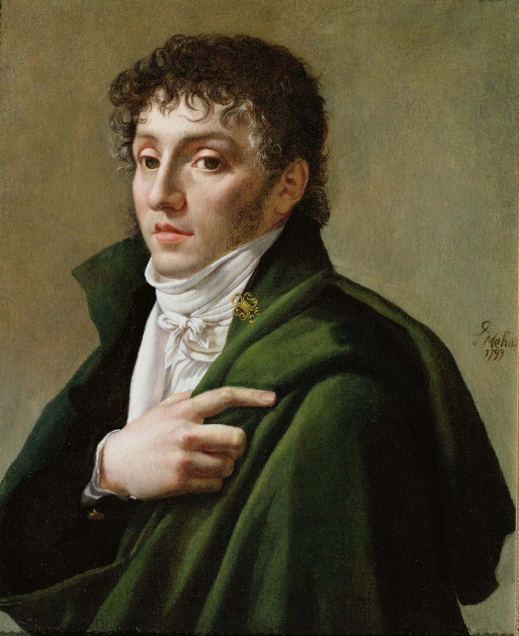 Portrait of Etienne-Henri Mehul (1763-1817) 1799 by Antoine Jean Gros