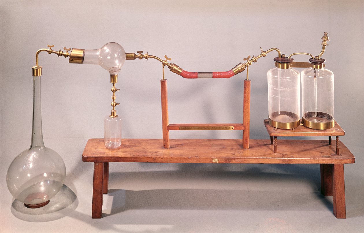 Apparatus for studying fermentation by Antoine Laurent de Lavoisier