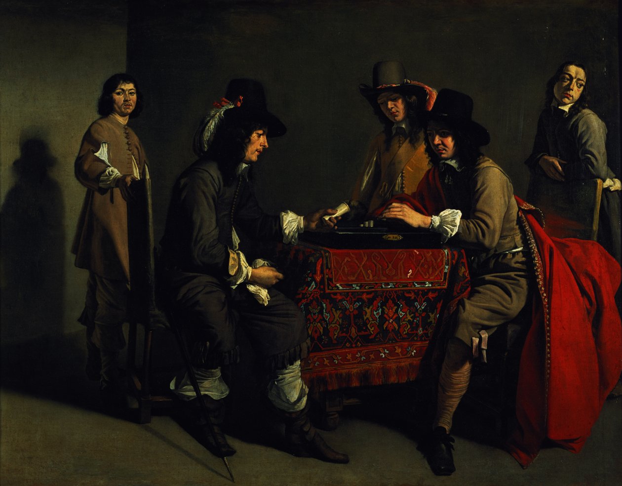 The Backgammon Players by Antoine Le Nain