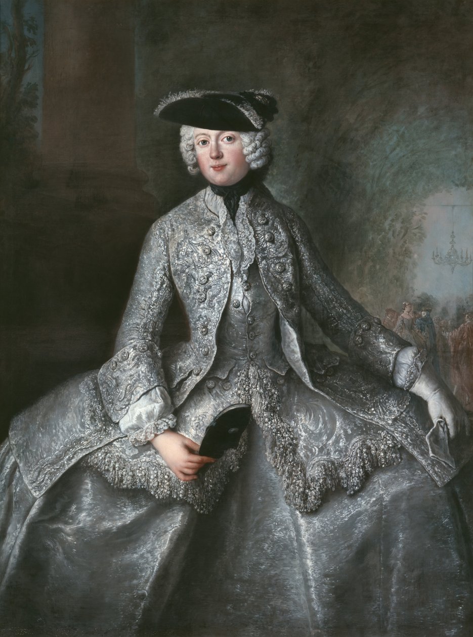 Princess Amalie of Prussia (1723-1787) as an Amazon by Antoine Pesne