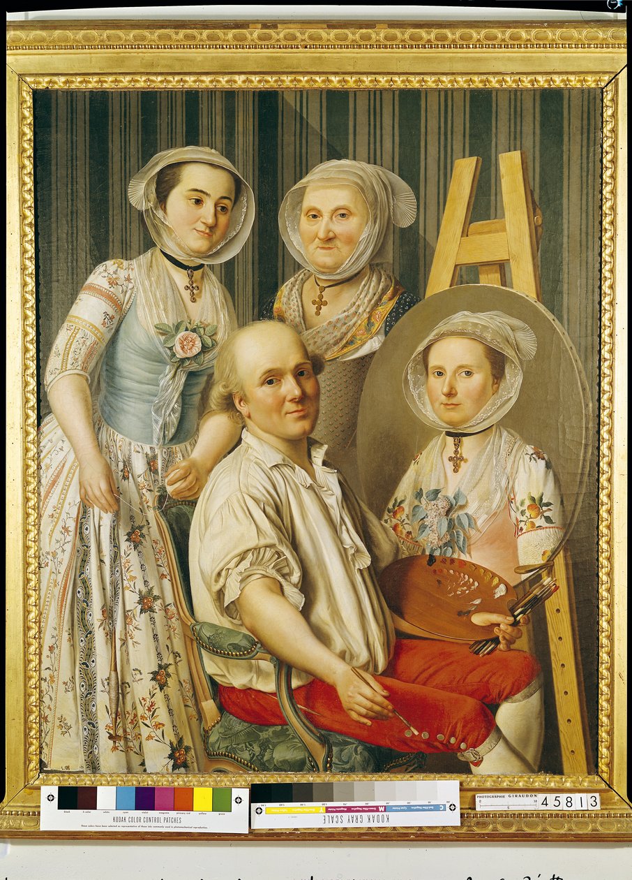 The Artist and His Family by Antoine Raspal