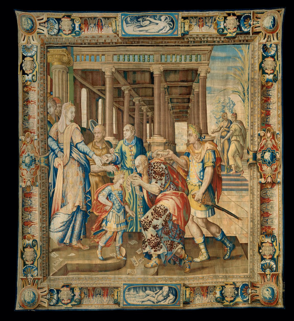 Tapestry "History of Artemisia", Paris by Antoine Caron
