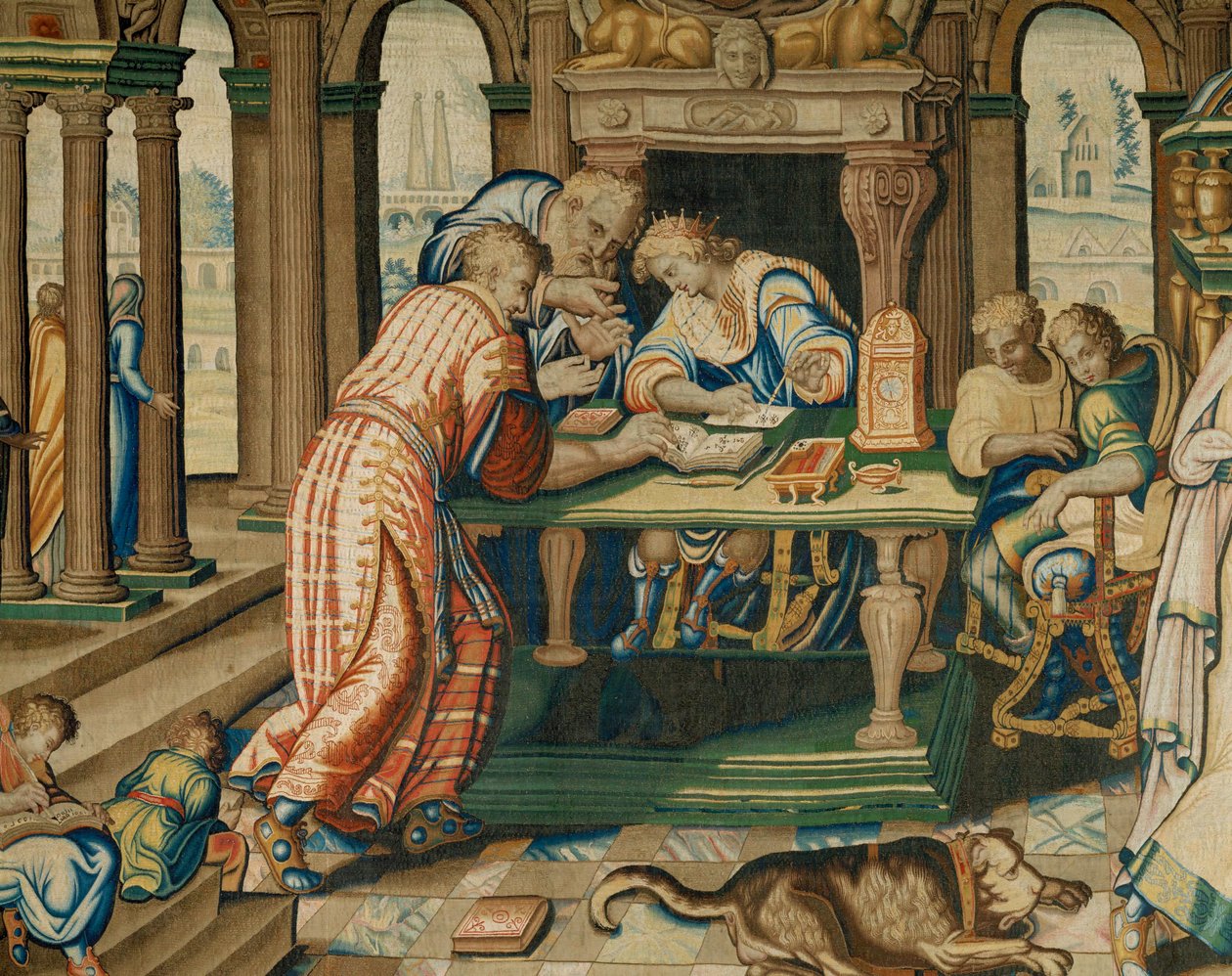Tapestry "History of Artemisia", Paris by Antoine Caron