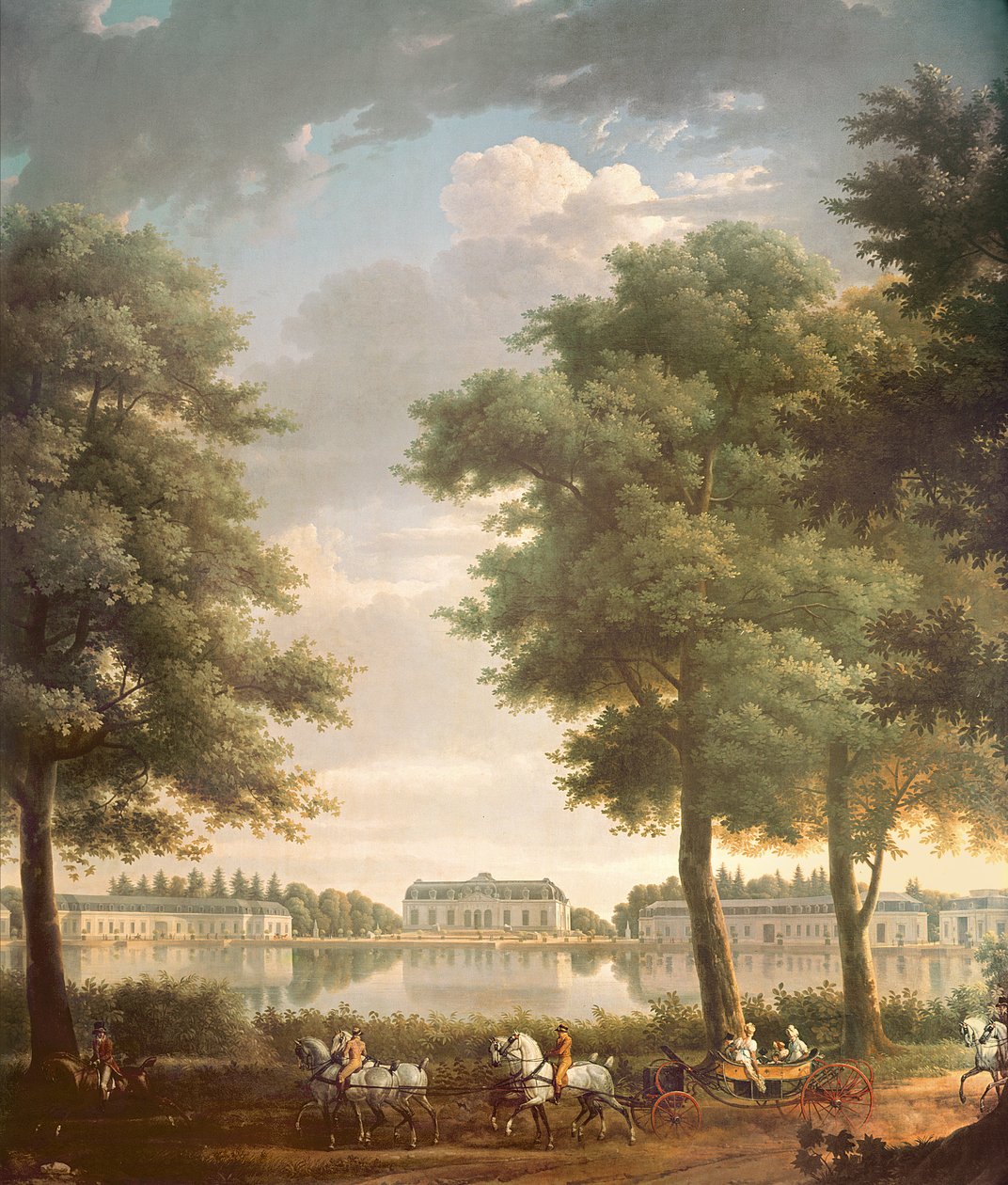 Schloss Benrath by Antoine Charles Horace Vernet