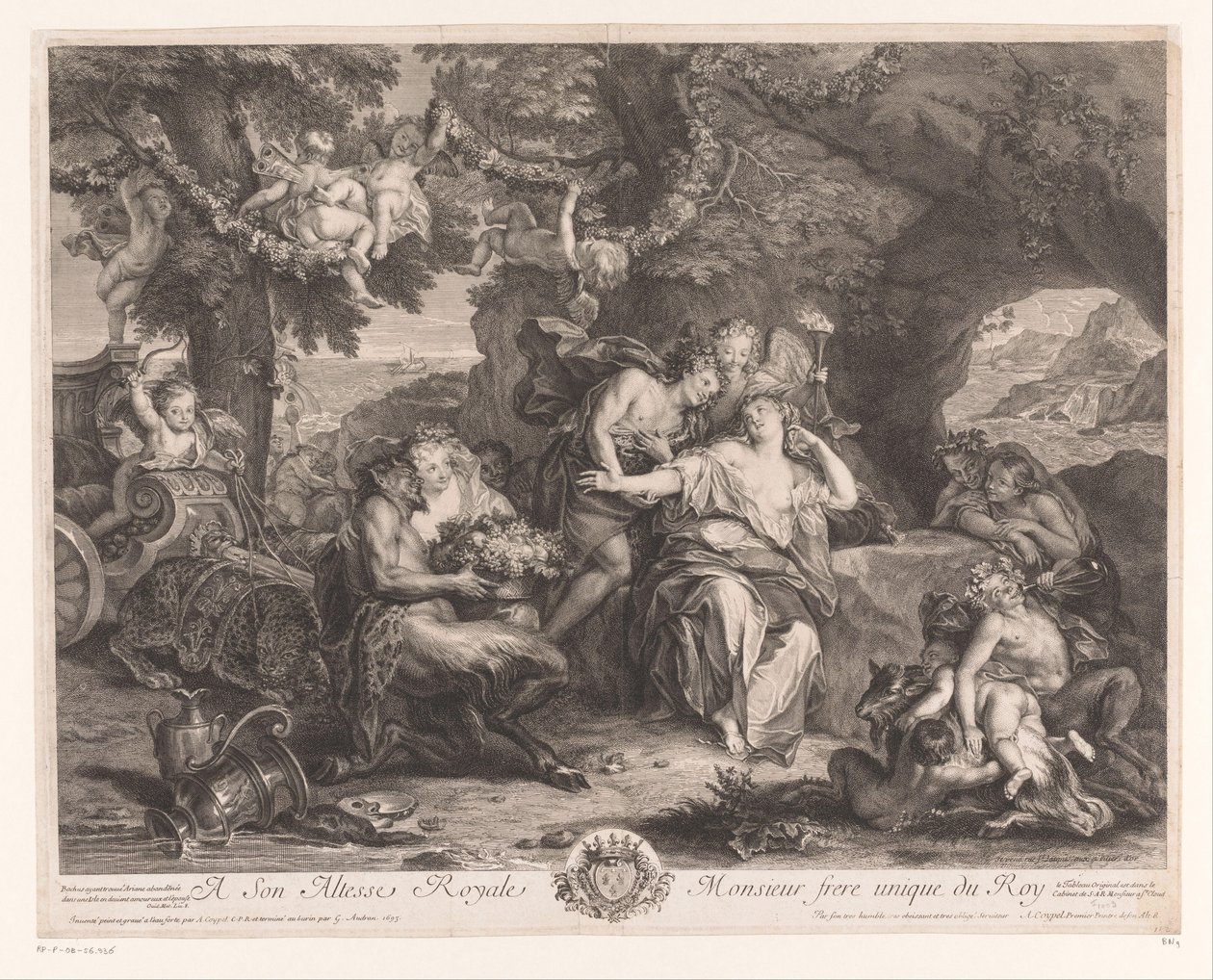 Bacchus and Ariadne by Antoine Coypel