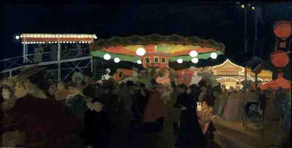 The Fairground, c.1896 by Antoine Guillaume Minartz