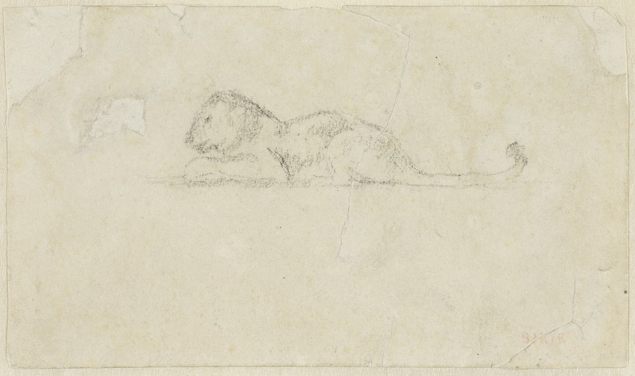 Seated Lioness by Antoine Louis Barye