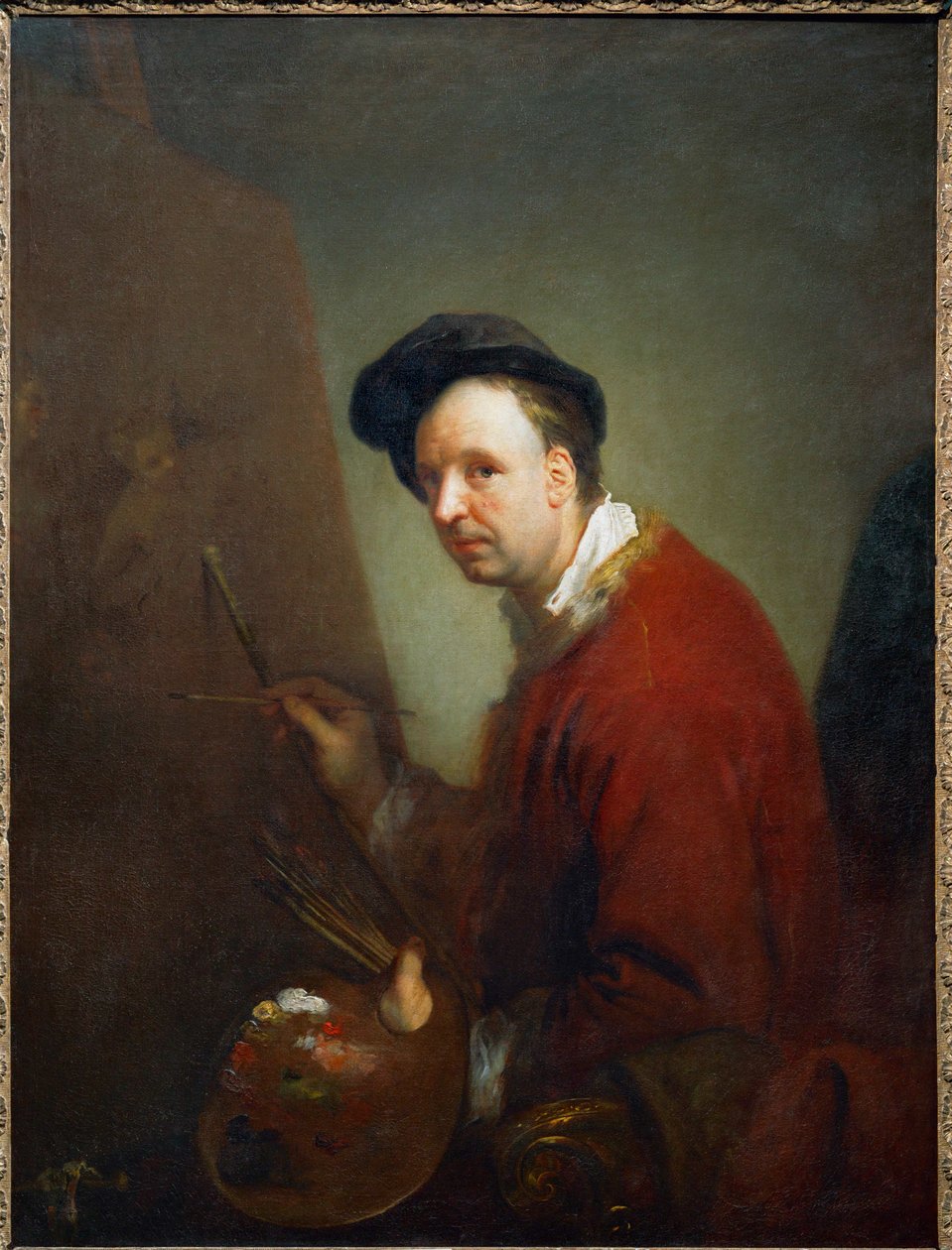 Nicolas Vleughels, Painter by Antoine Pesne