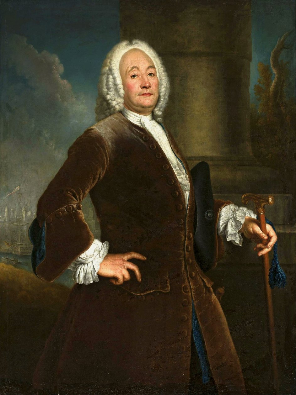Portrait of Heinrich Voguell (1681–?) by Antoine Pesne