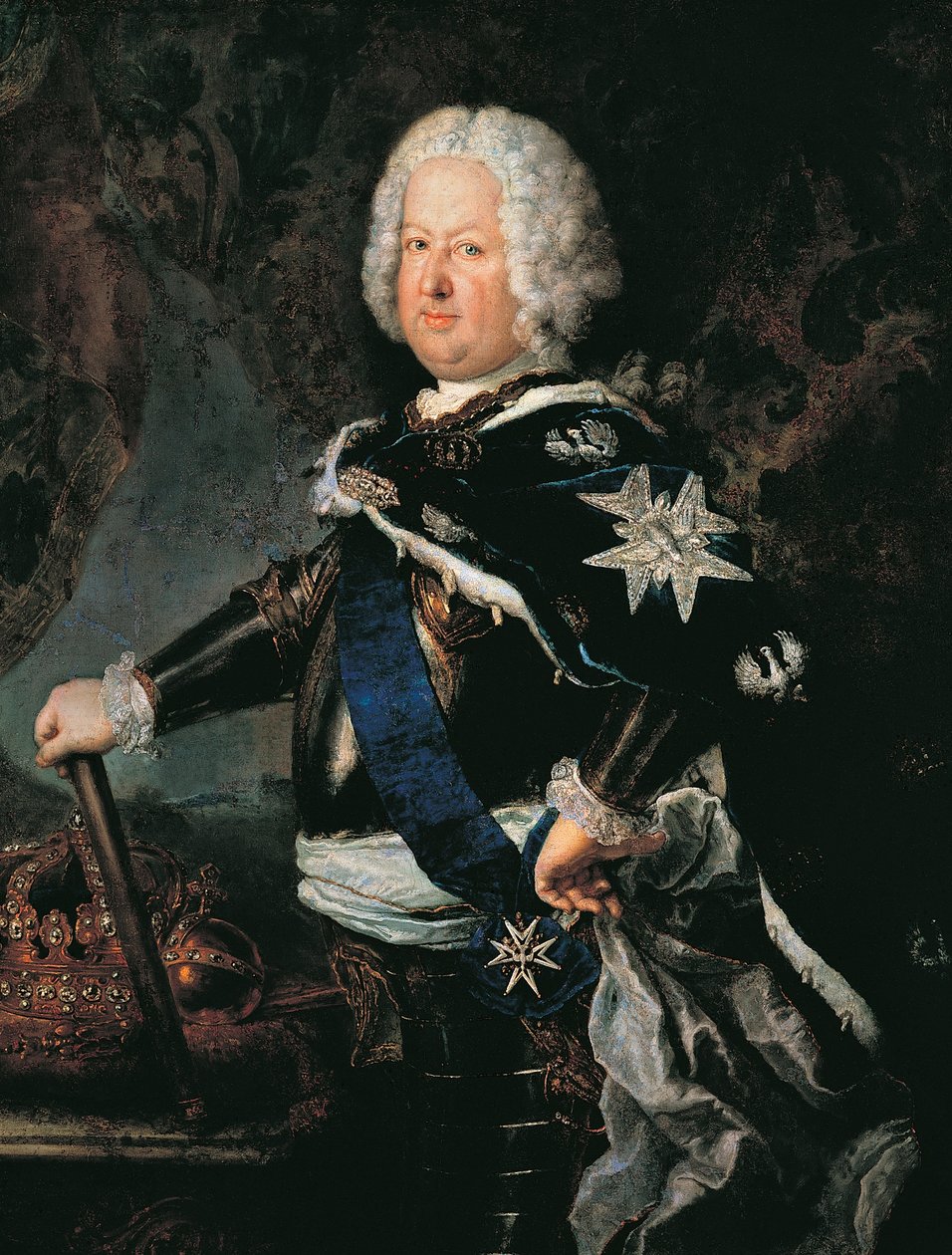 Portrait of Stanislaw I Leszczynski by Antoine Pesne