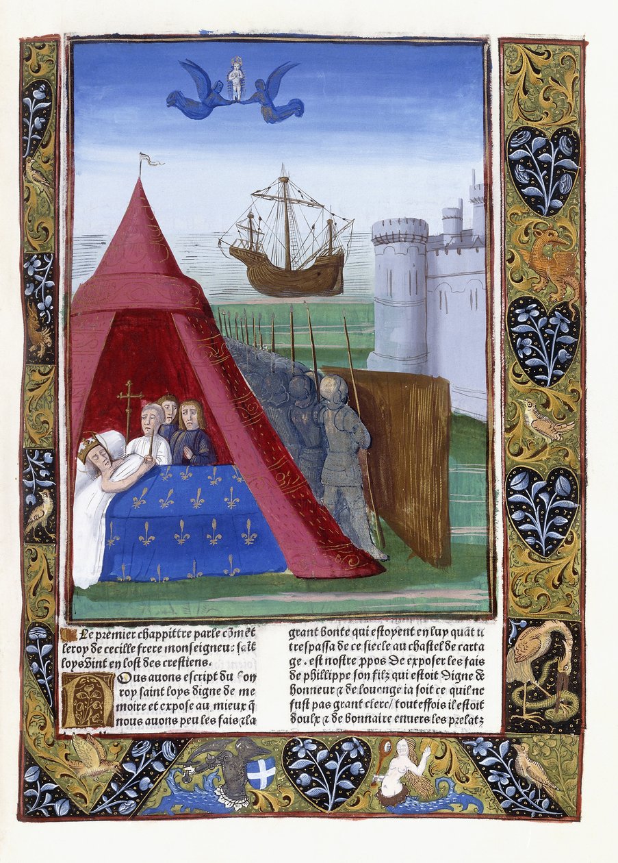 Death of St. Louis at Carthage, 1493 by Antoine Verard