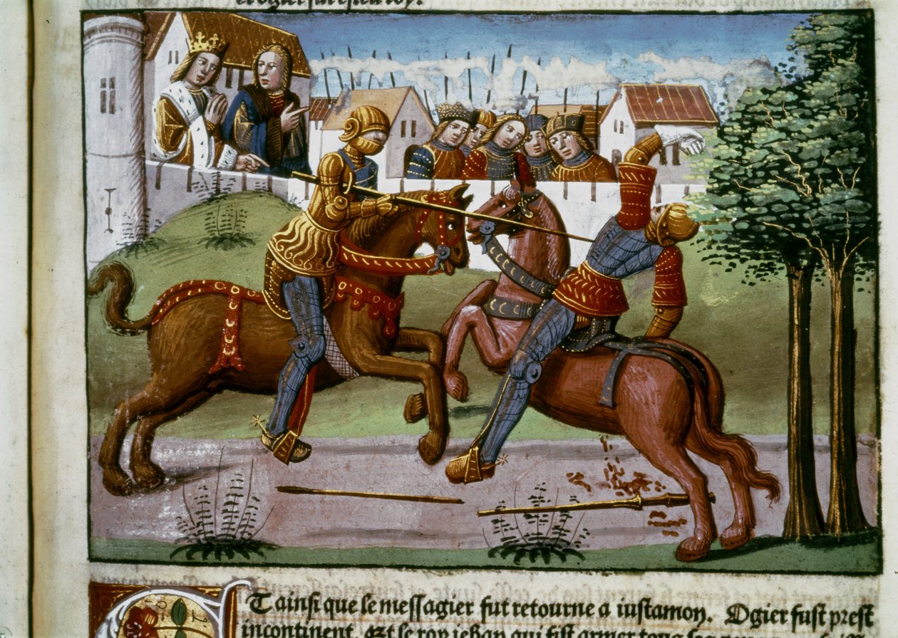 KNIGHTS: Tournament between Knights by Antoine Verard