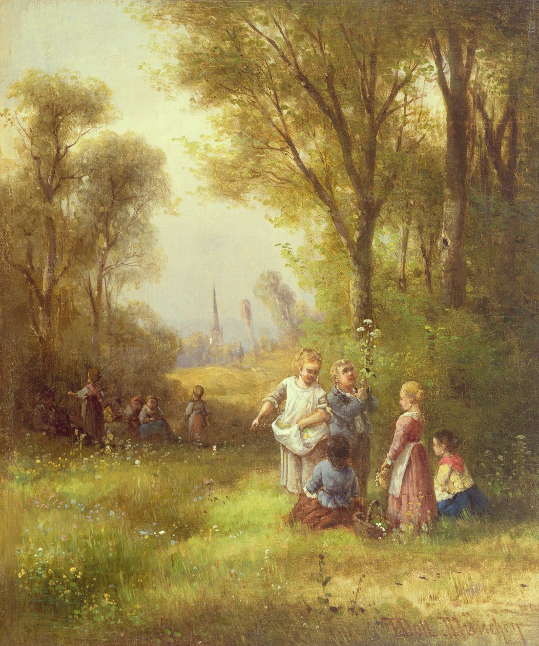 Playing in the Woods by Anton Doll