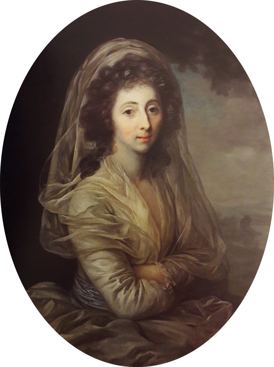 Portrait of Konstancja Rzewuska née Lubomirska by Anton Graff