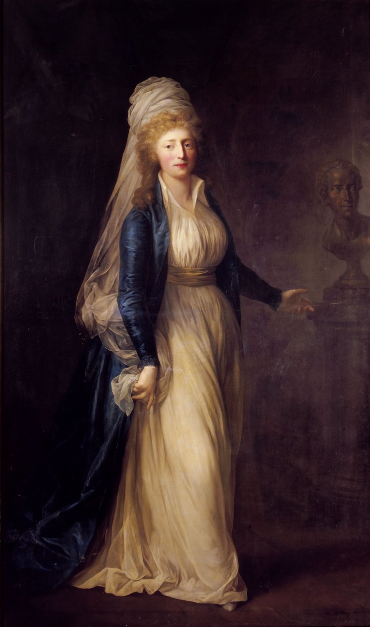 Portrait of Princess Louise Auguste of Denmark by Anton Graff