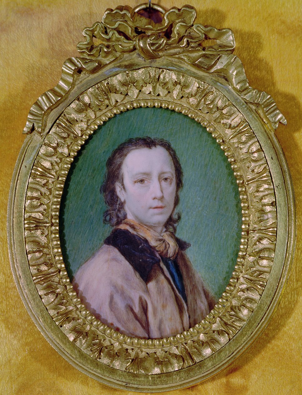 Self-Portrait in a Medallion by Anton Raphael Mengs