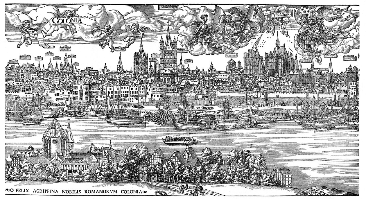 View of Cologne by Anton (after) Woensam