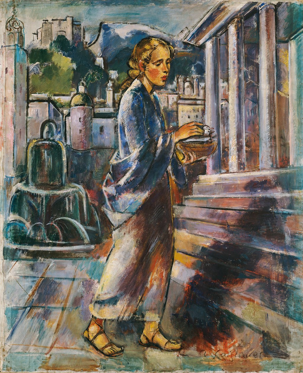 Presentation of Mary in the Temple by Anton Faistauer