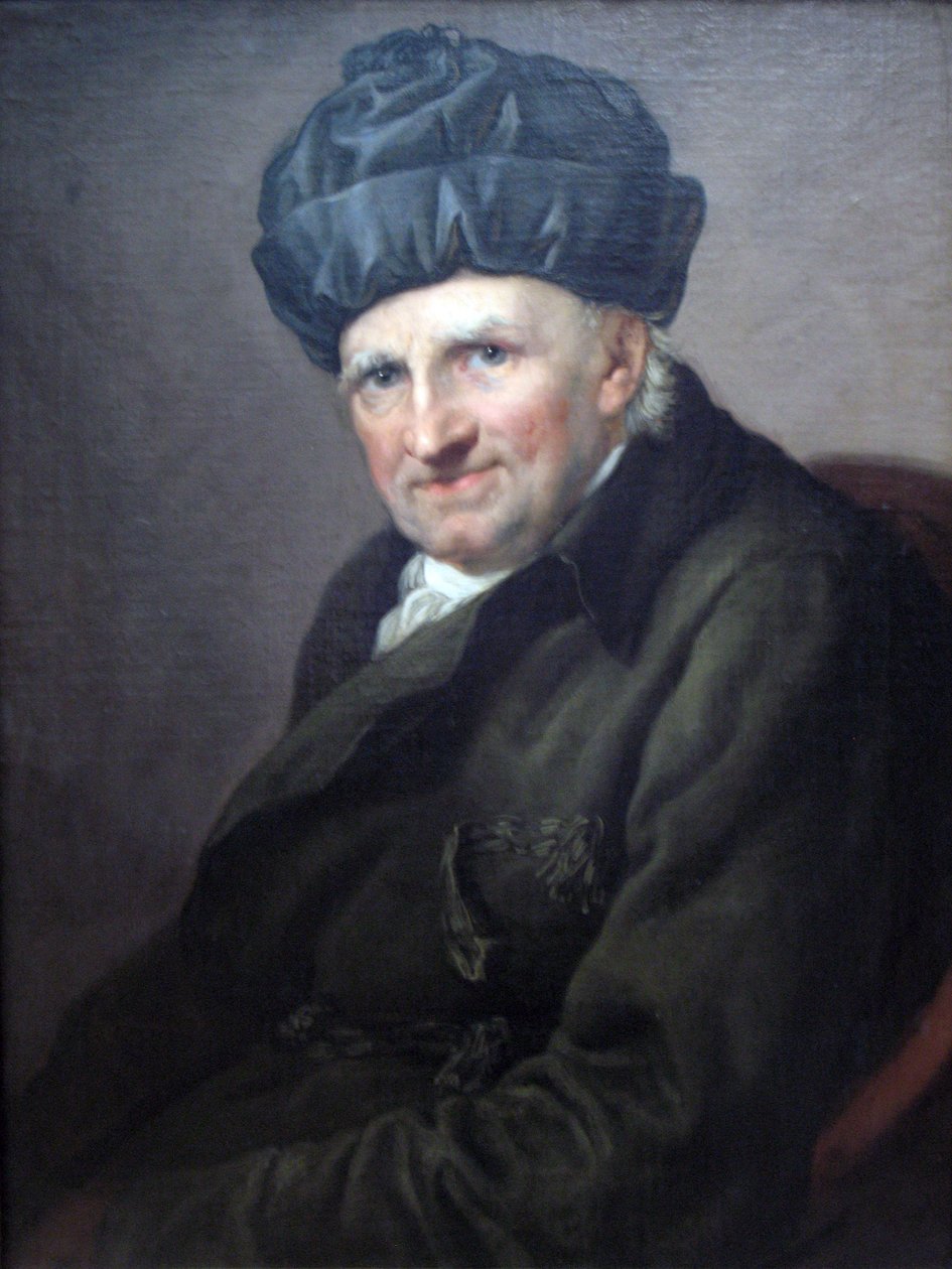 Provost Johann Joachim Spalding in a Housecoat by Anton Graff