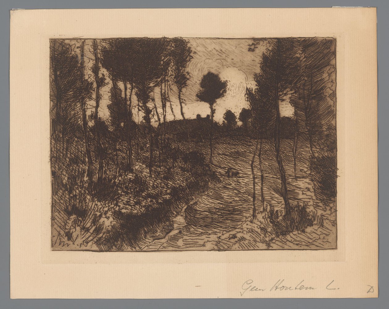 Forest Path at Evening by Anton L. Koster
